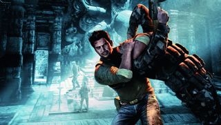 Uncharted 2' game actors rehearse all together