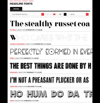 Haigh worked tirelessly on the redesign to make HypeForType one of the best font shops around
