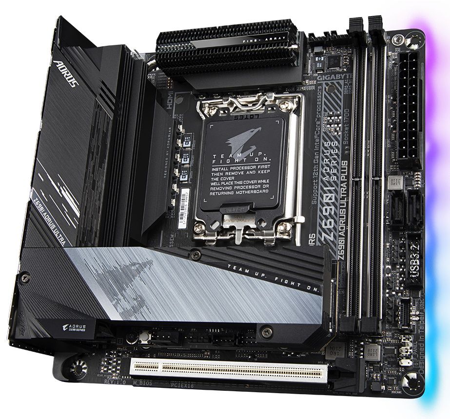 Gigabyte Z690I Aorus Ultra Plus Review: PCIe 4.0 Capable and