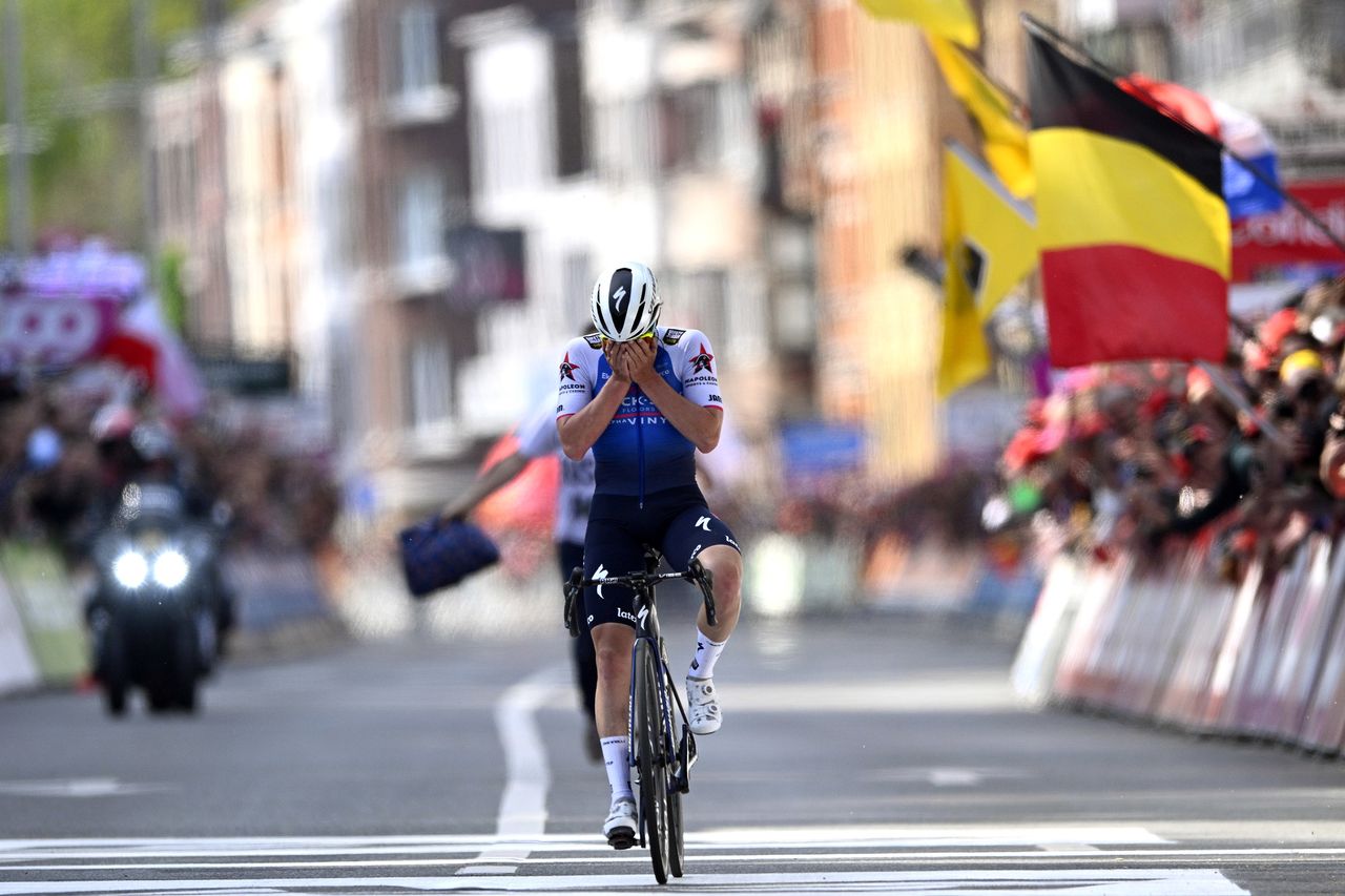 Liege Bastogne Liege 2022 108th Edition Liege Liege 2572 km 24042022 Remco Evenepoel BEL QuickStep Alpha Vinyl Team photo Gregory Van GansenSprintCyclingAgency2022