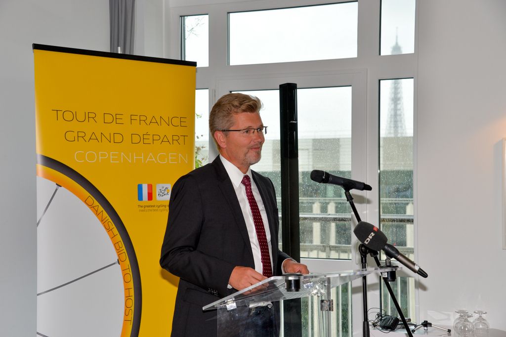 Mayor of Copenhagen Frank Jensen during the press conference