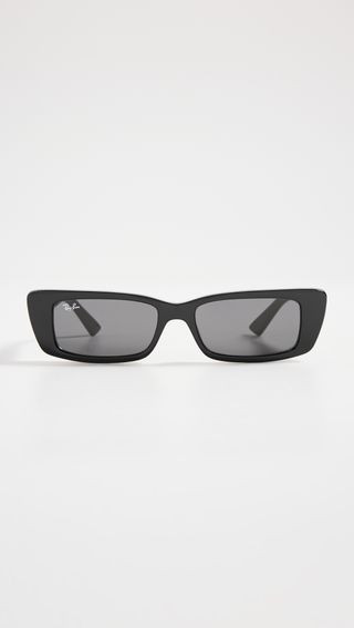 Ray-Ban Teru Black Rectangular Sunglasses