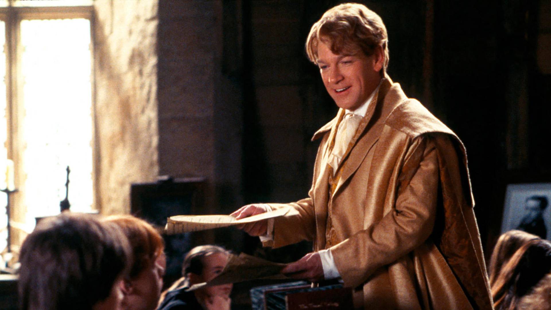Kenneth Branagh as Gilderoy Lockhart in Harry Potter and the Chamber of Secrets