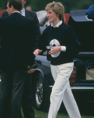 Princess Diana's cool and casual polo look