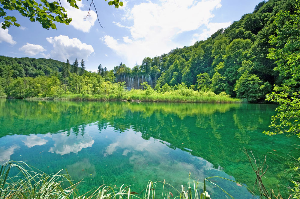 colorful lake