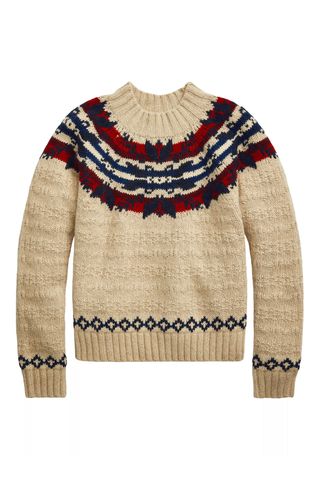 Polo Ralph Lauren Fair Isle-Style Wool-Cotton Sweater