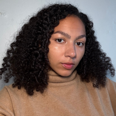 Sabrina Talbert wearing Tarte's CC Full Coverage Undereye Color Corrector