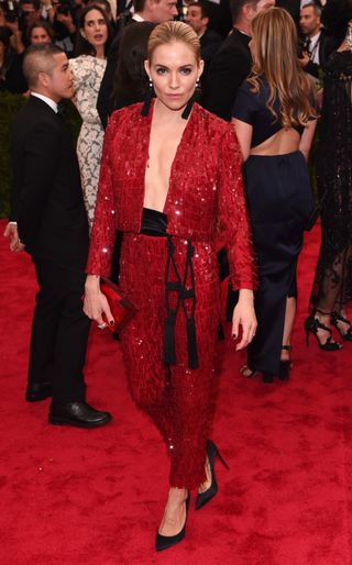 Sienna Miller At The Met Gala 2015