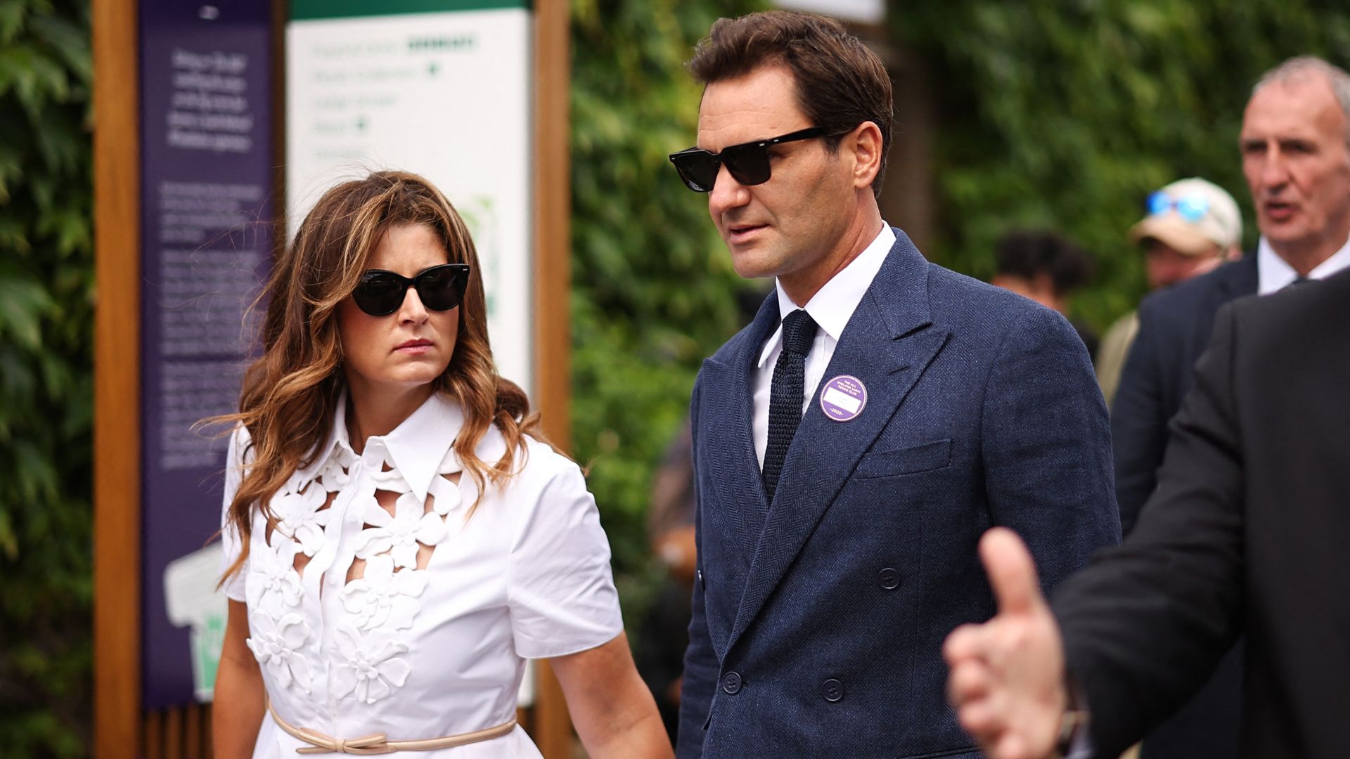 Mirka Federer at Wimbledon 2025