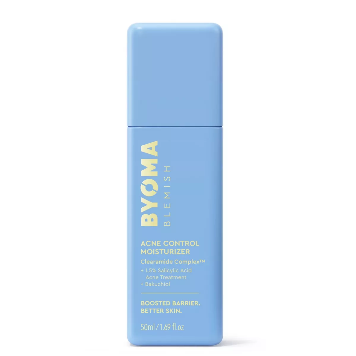Byoma Blemish Acne Control Moisturizer - 1.69 Fl Oz: Paraben-Free, Face Application, Fresh Scent