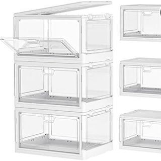 clear plastic storage boxes with lids 