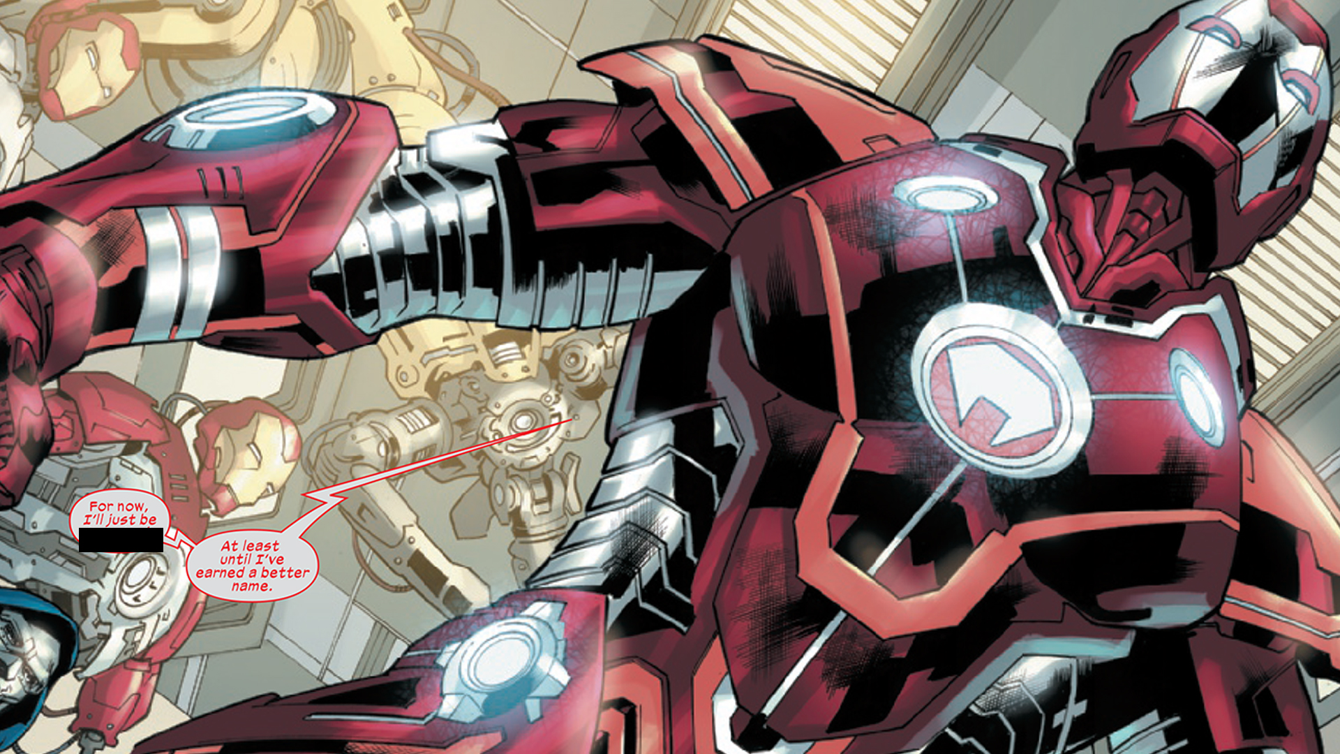 Tony Stark the first new superhero of the reborn Ultimate