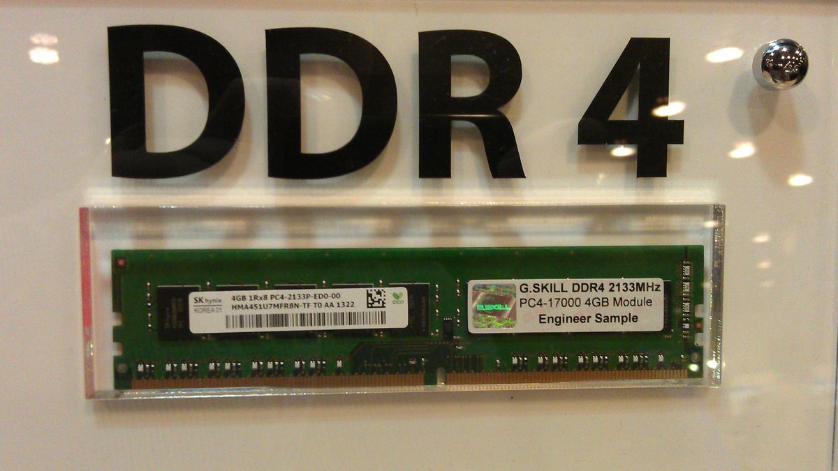 DDR4 is real but don't hold your breath waiting for it TechRadar