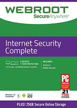 internet security complete webroot