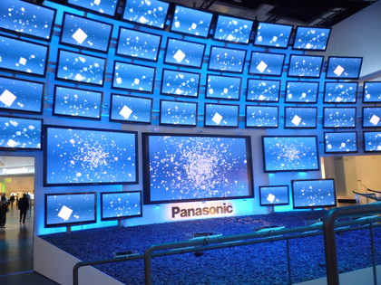 panasonic 3d tv wall