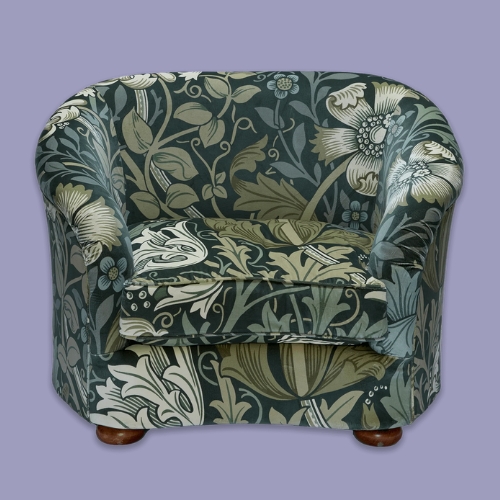 House of Hackney, Compton Magna Velvet Vesper Chair - Verde