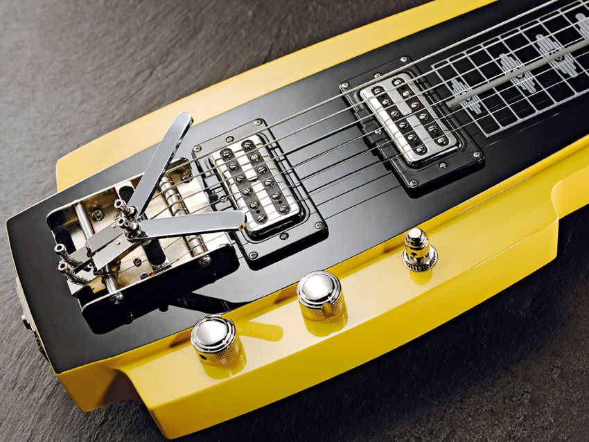 The Pomona uses Duesenberg Little Toaster humbuckers