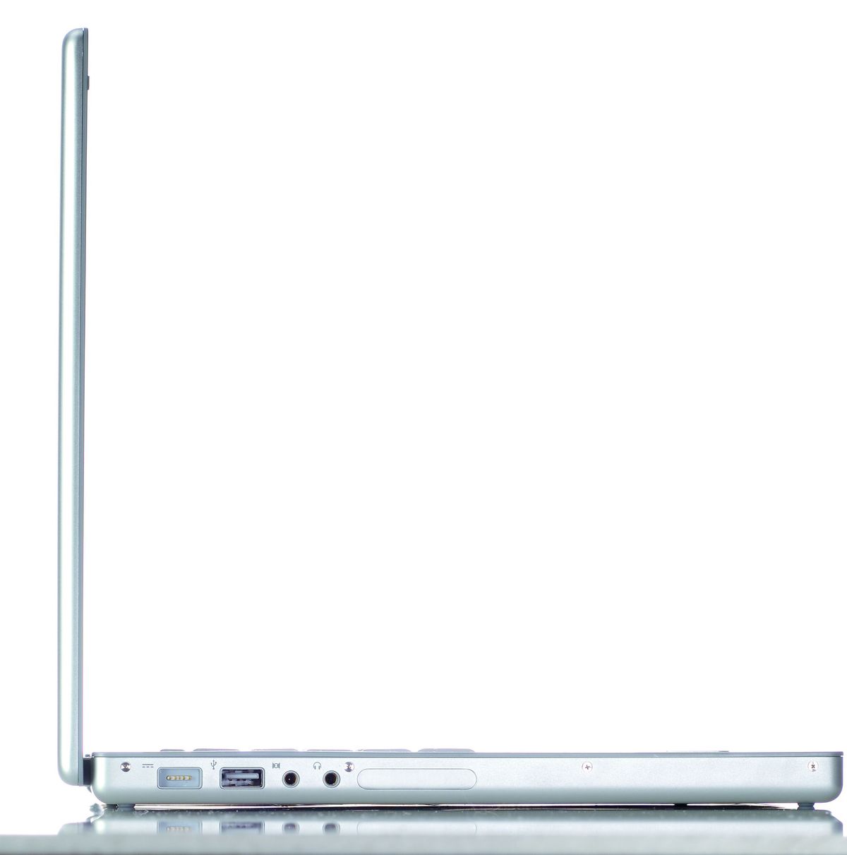The MacBook Pro has a much slimmer profile than its predecessors