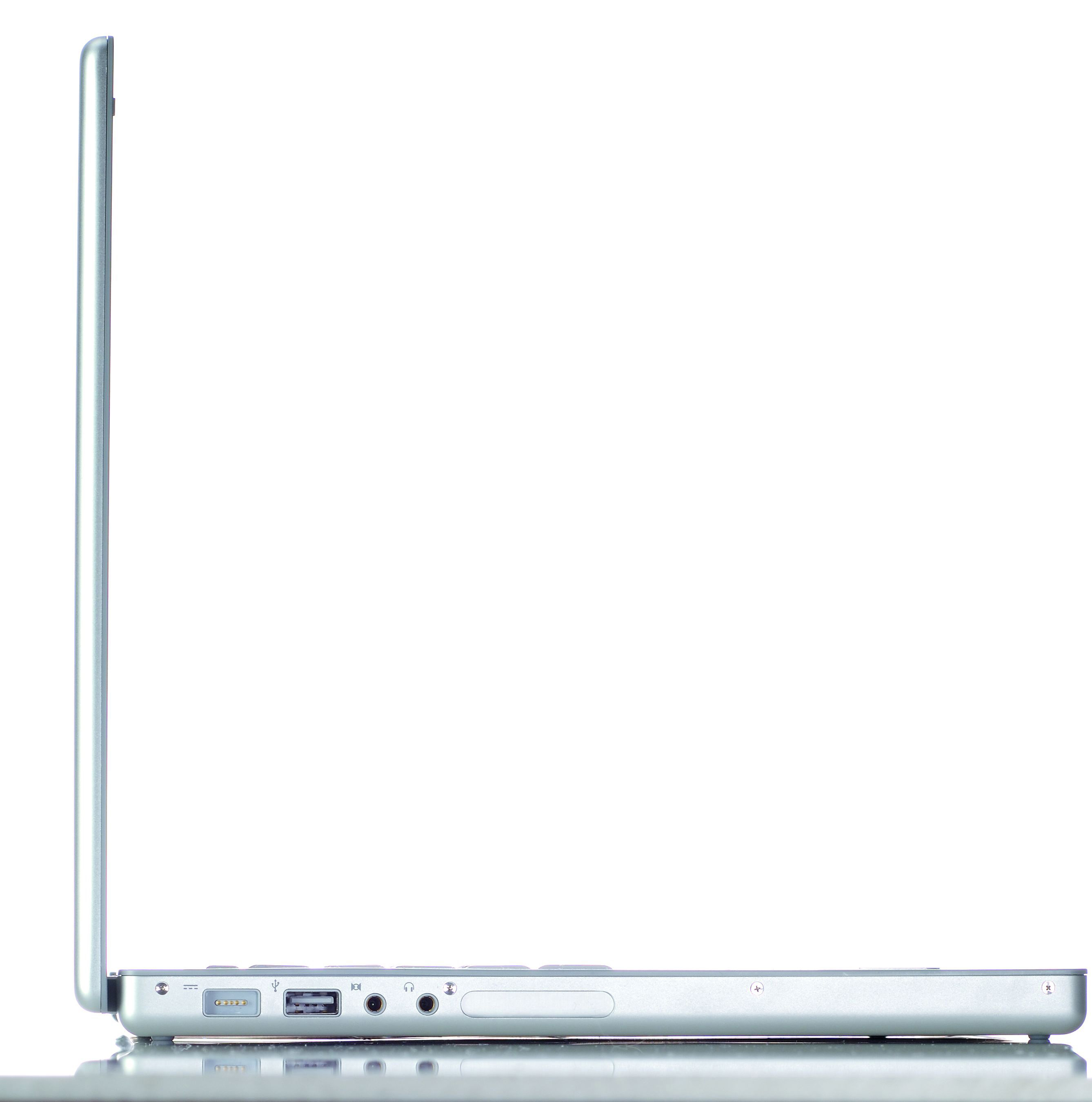 The MacBook Pro has a much slimmer profile than its predecessors