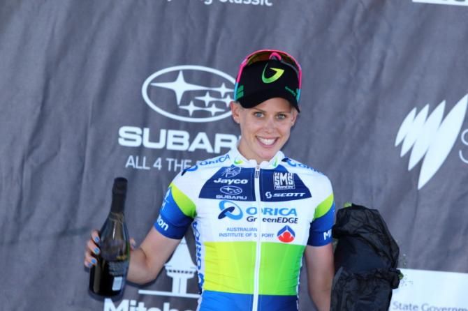 Tiffany Cromwell (Orica - AIS) was pleased with her win