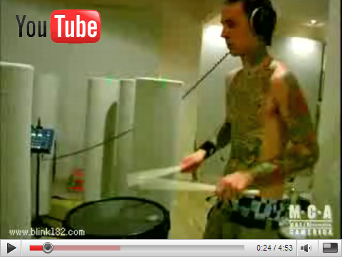 The drum legend that is Travis Barker. Get well soon