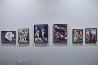 artwork on gallery wall during Art Dubai 2024