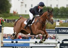 Laura COLLETT (GBR) riding Grand Manoeuvre, during the Cross Country phase of the Longines FEI European Eventing Championship 2015 at Blair Castle, in Blair Atholl near Pitlochry in Perthshire, Scotland, UK , on 9th September 2015