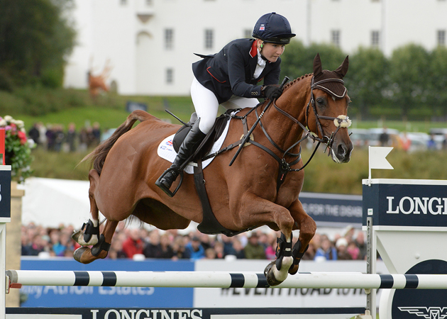 Laura COLLETT (GBR) riding Grand Manoeuvre, during the Cross Country phase of the Longines FEI European Eventing Championship 2015 at Blair Castle, in Blair Atholl near Pitlochry in Perthshire, Scotland, UK , on 9th September 2015