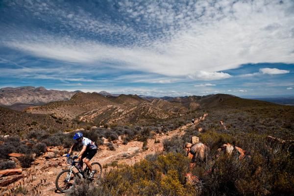 Riders racing under big, open skies