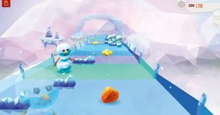 Snowy Peak Mountain is the second level of the game. It's an icy world full of scary traps