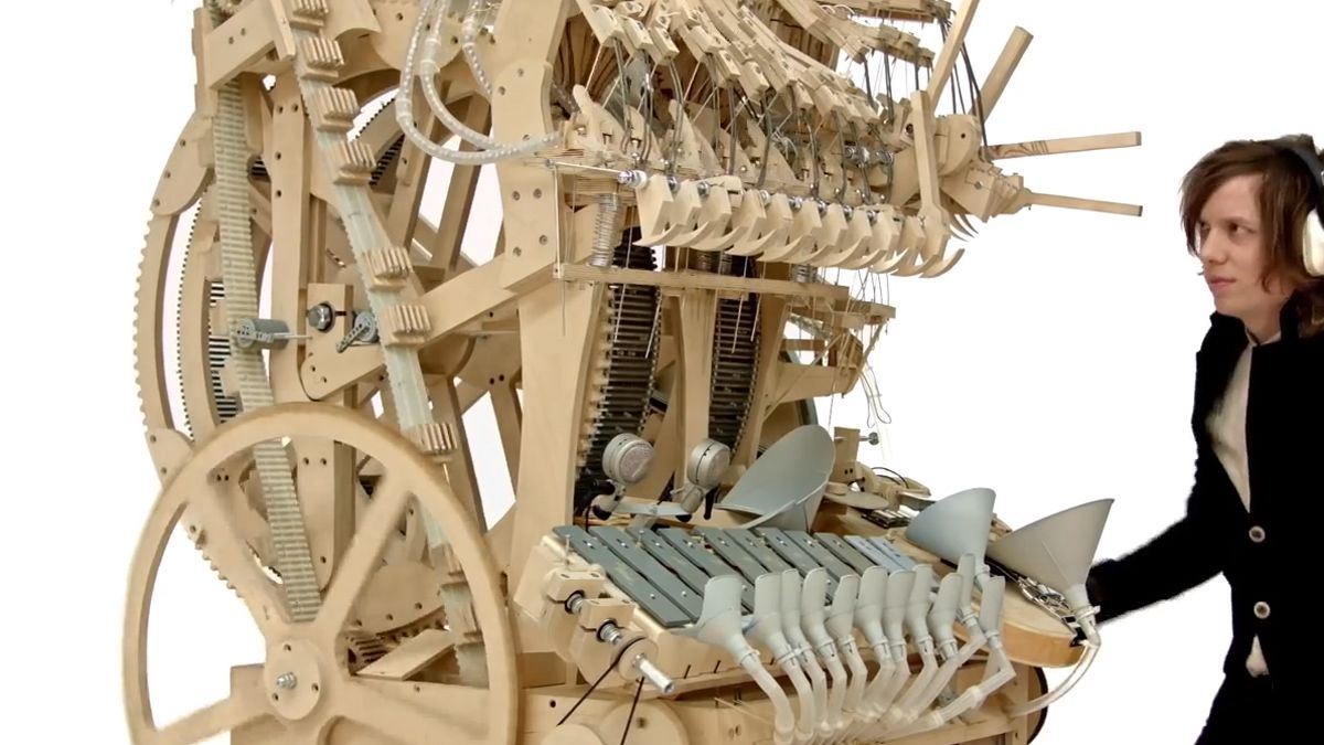 This marblepowered musicmaking machine is insane but amazing MusicRadar