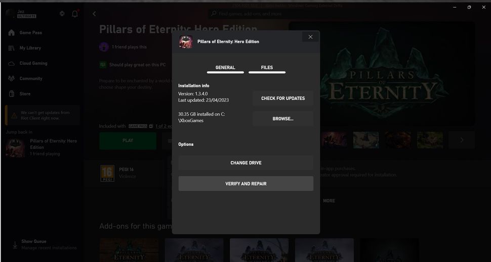 How to fix games not installing on the Xbox Game Pass PC app Windows