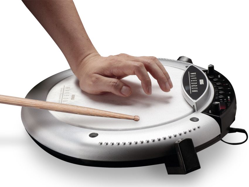 At just over 13" in diameter, it's perfectly sized for hand or stick playing