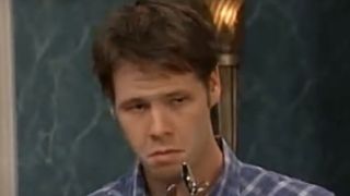 Ike Barinholtz frowning on MADtv