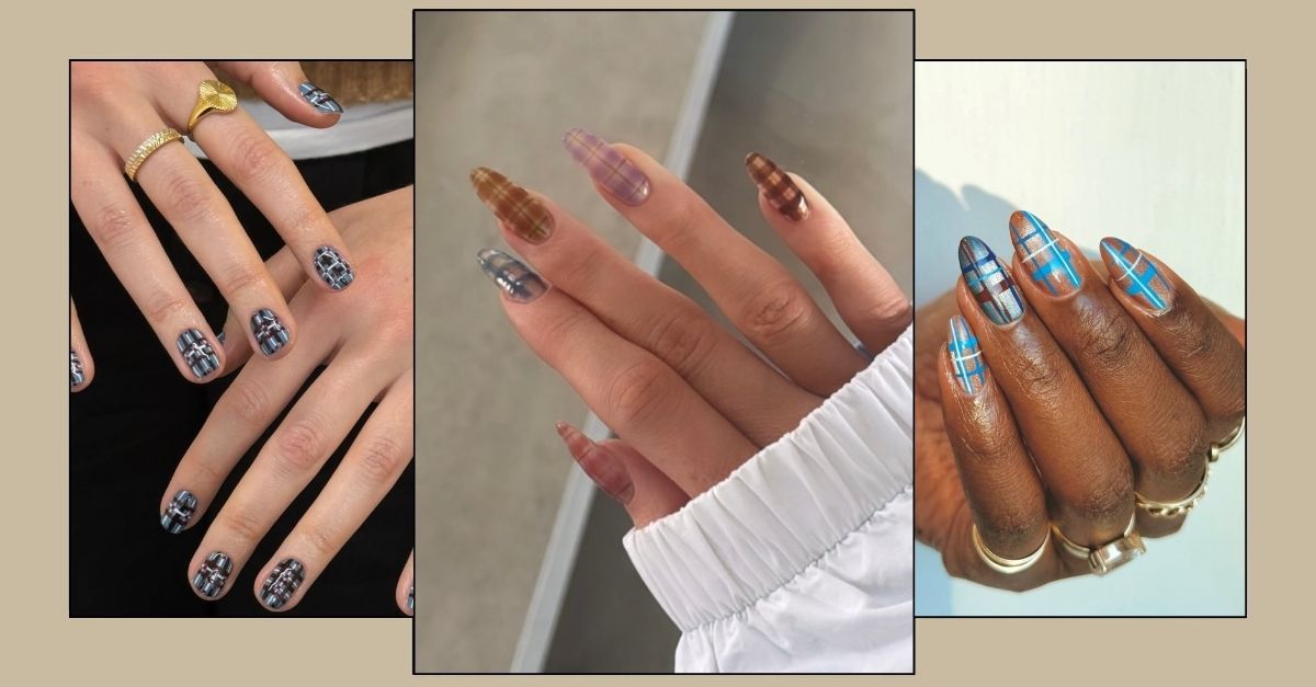 14 Checkered Nail Designs to Save for Inspiration