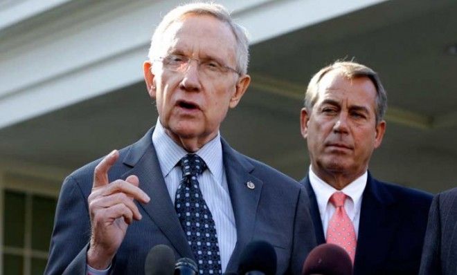 House Speaker John Boehner and Senate Majority Leader Harry Reid: Not exactly BFF.