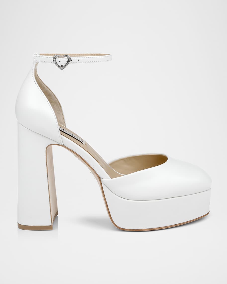Jayda Ankle-Strap Platform Pumps
