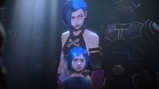 Jinx and Powder featured in the "Enemy" music video on YouTube for Arcane.