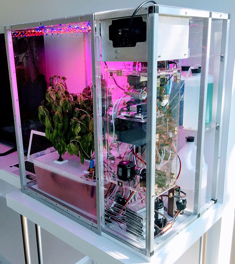 A &amp;#039;food computer&amp;#039; developed by the MIT Media Lab.