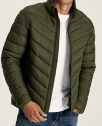 Joules Garrett Green Shower Resistant Padded Jacket:&nbsp;was £89.95, now £62 at Joules (save £27)