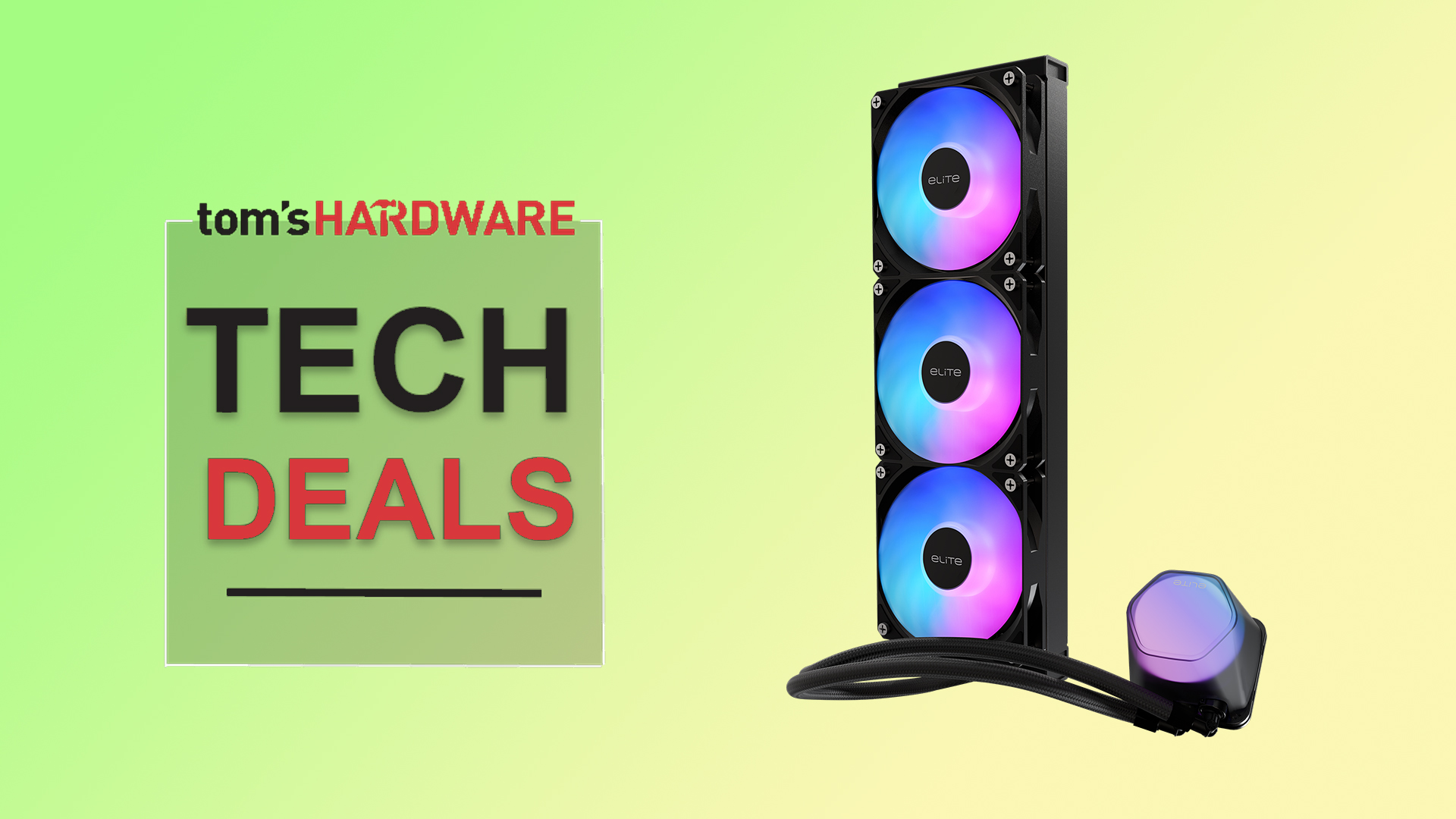Tom&#039;s Hardware deals post image for the Cooler Master 360 Elite liquid cooler