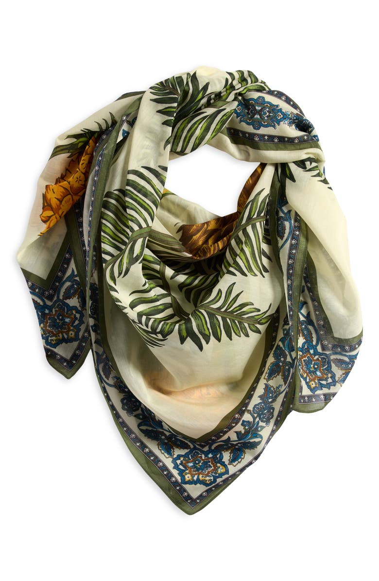 Palma Paradisi Cotton &amp;amp; Silk Square Scarf