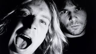 Kerry King and Jeff Hanneman of Slayer, 1987