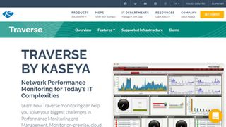 Website screenshot for Traverse