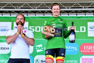 D'hoore overcomes collarbone fracture to take stage win at OVO Energy Women's Tour