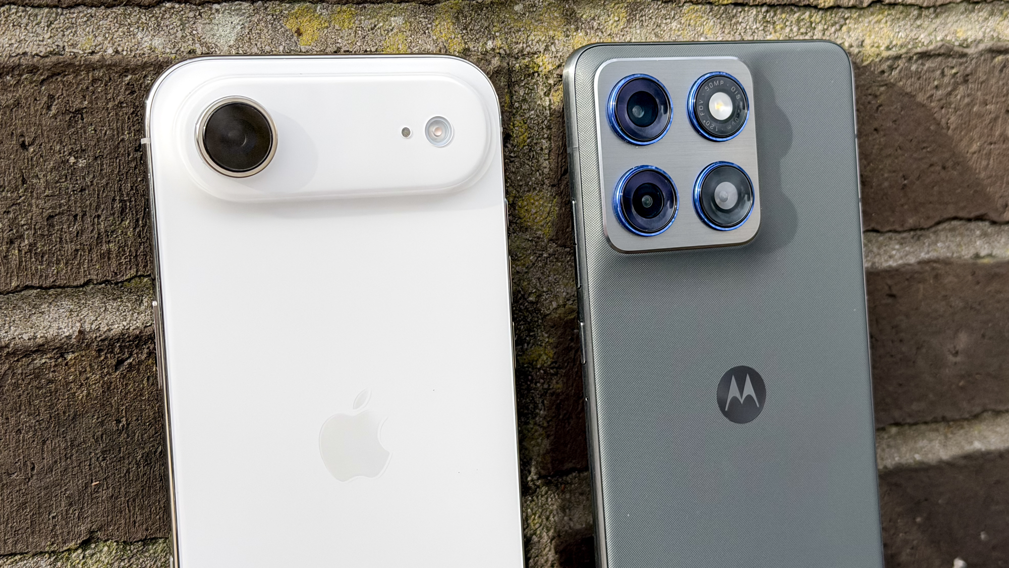 Motorola Edge 70 and iPhone Air