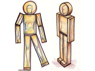 Goolge Pegman - he looks like a peg, man