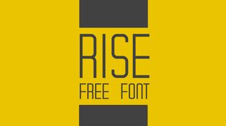 Free font: Rise