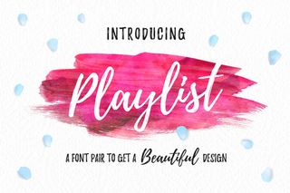 Free font: Playlist