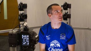 Leon Osman - not much choice over his best side with 18 cameras
